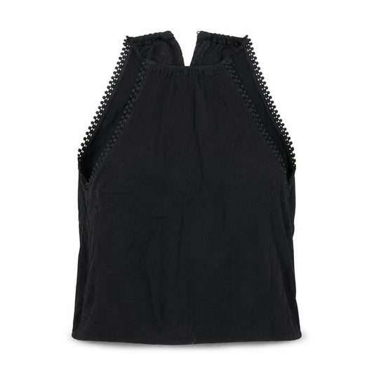 Womens UK Size 4 Divided Black Basic Blouse