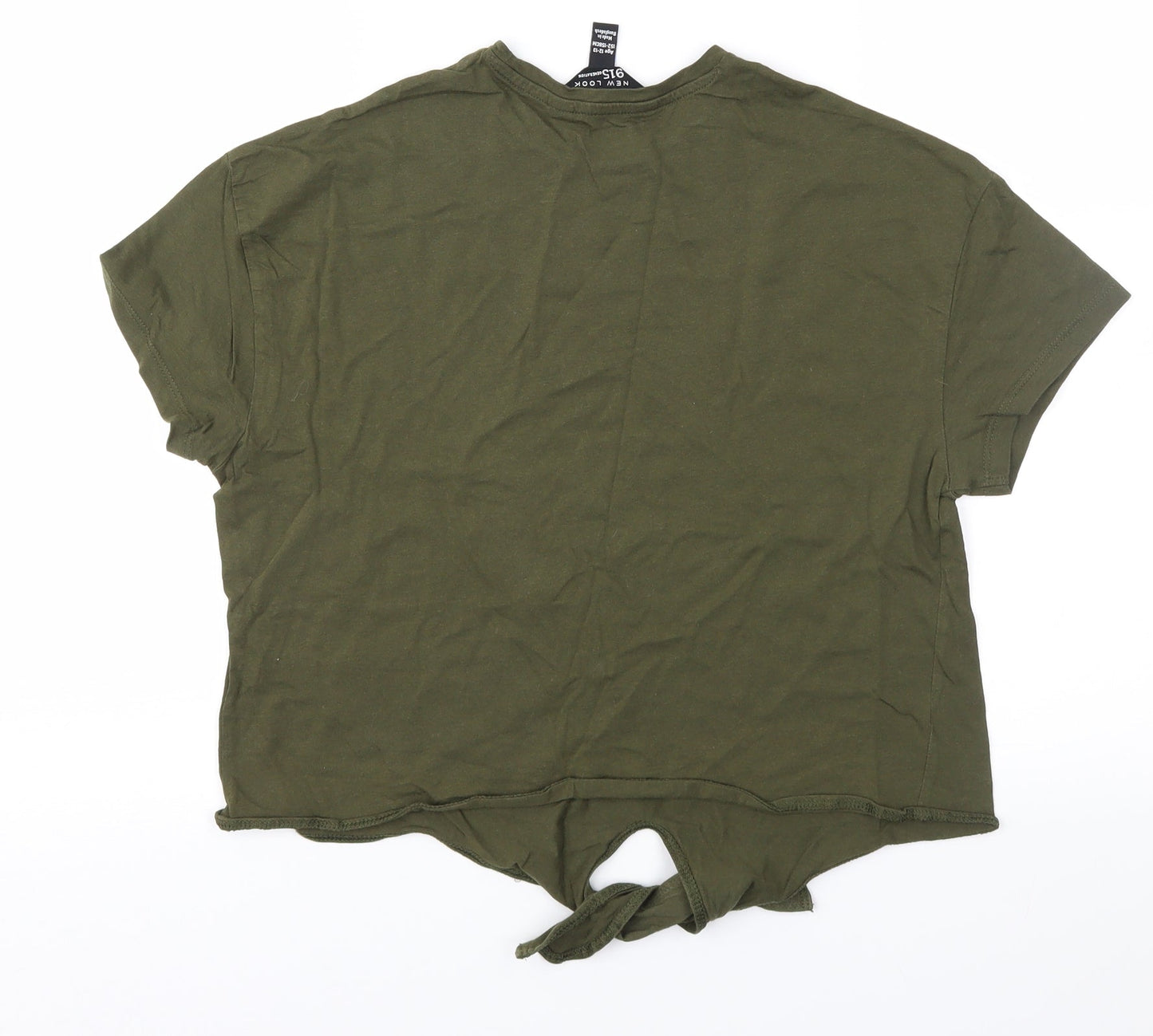 New Look Girls Green   Basic T-Shirt Size 12-13 Years