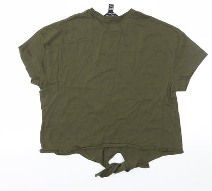 New Look Girls Green   Basic T-Shirt Size 12-13 Years