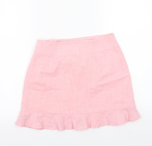 SheIn Womens Pink   A-Line Skirt Size S