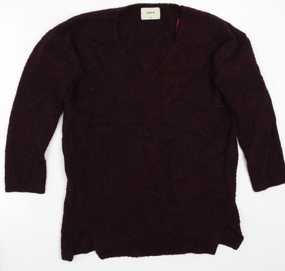Papaya Womens Red   Pullover Jumper Size M