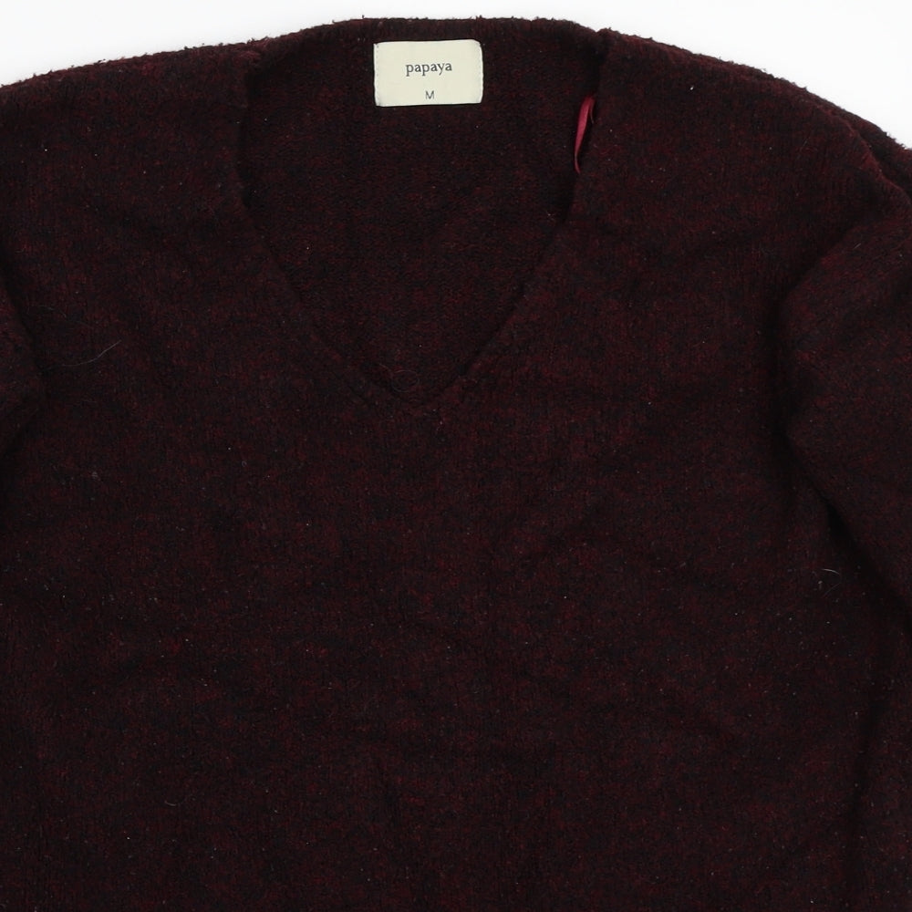 Papaya Womens Red   Pullover Jumper Size M