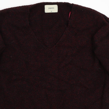 Papaya Womens Red   Pullover Jumper Size M