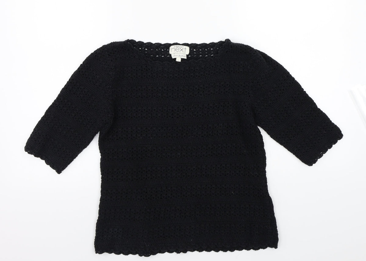 Next Womens Black   Pullover Jumper Size 6