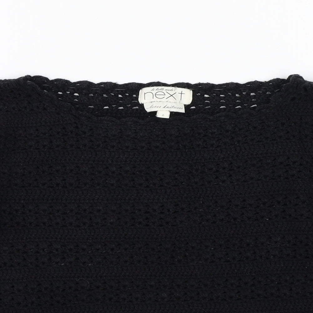 Next Womens Black   Pullover Jumper Size 6