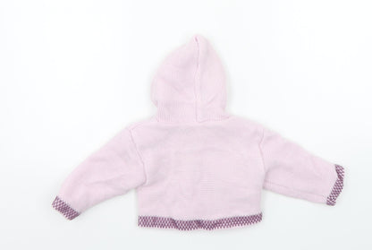 Nursery Time Girls Purple   Jacket Coatigan Size 3-6 Months