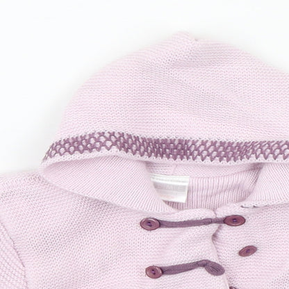 Nursery Time Girls Purple   Jacket Coatigan Size 3-6 Months