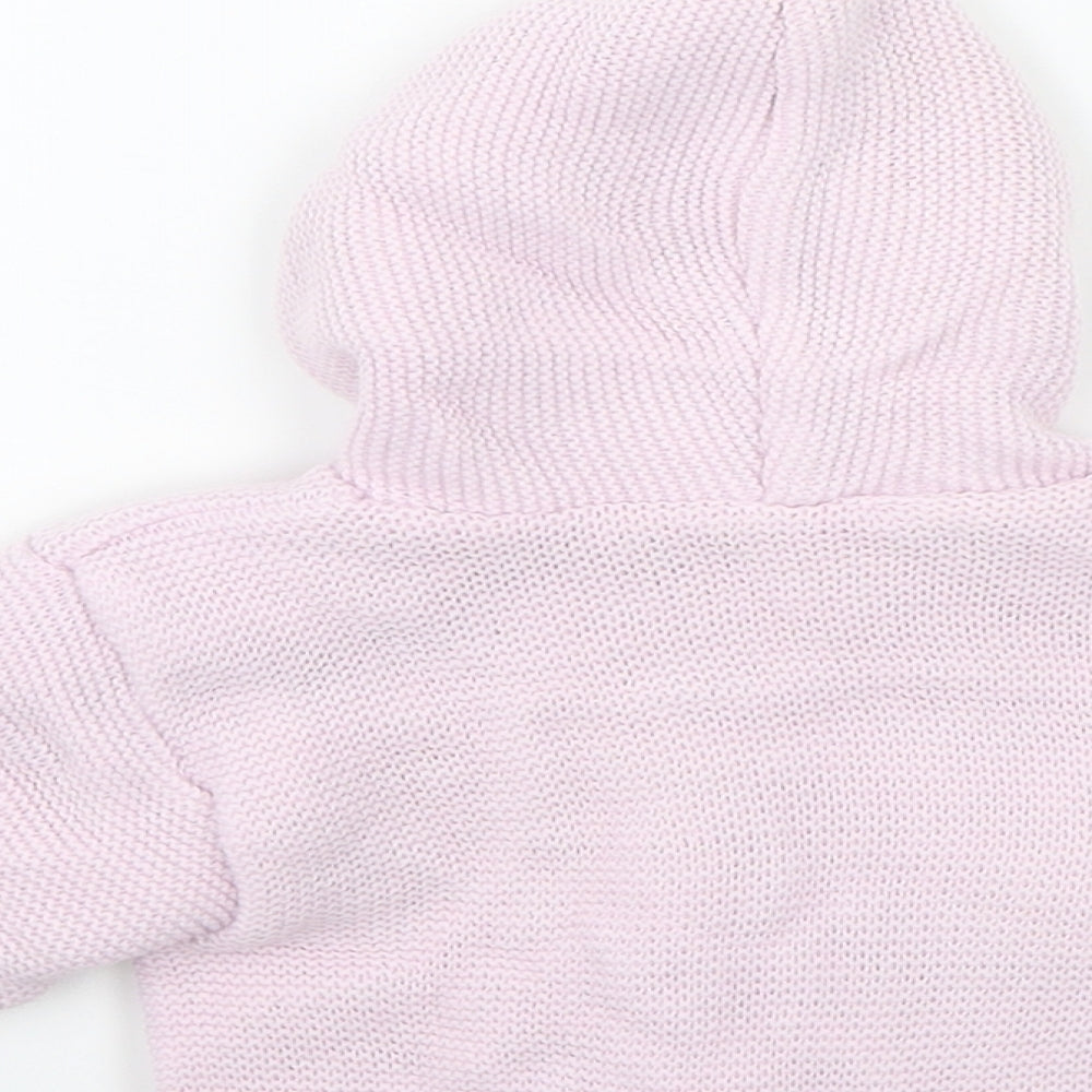 Nursery Time Girls Purple   Jacket Coatigan Size 3-6 Months