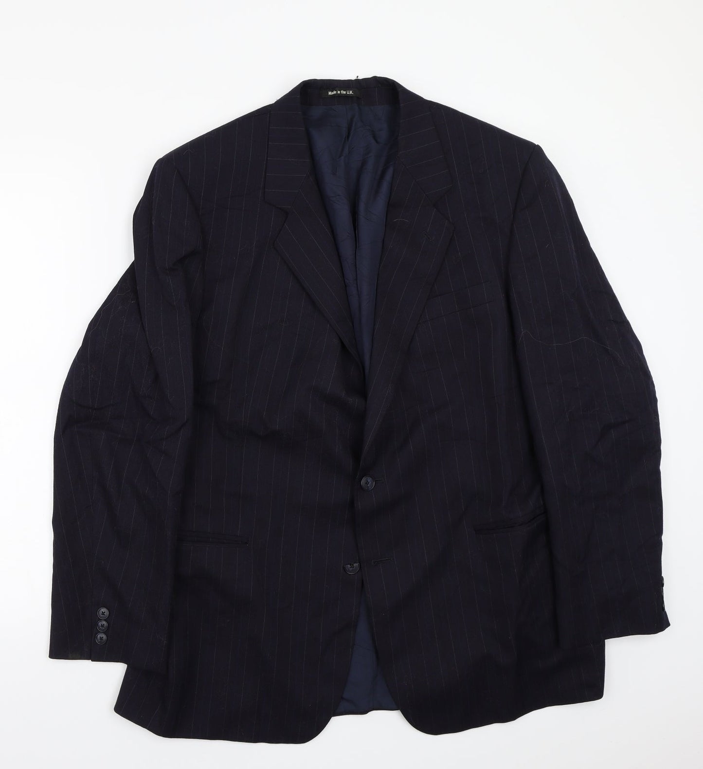 Mens UK Size 44 Marks and Spencer Regular Blue Suit Jacket