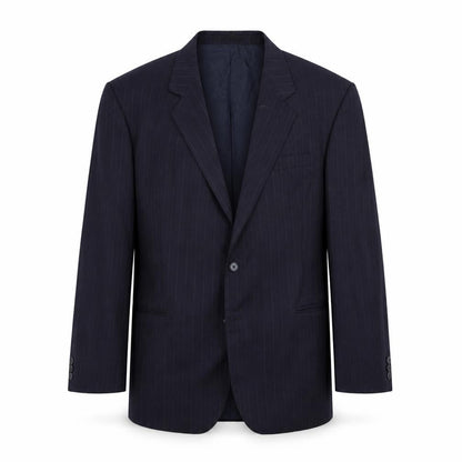 Marks & Spencer Mens Blue Striped  Jacket Suit Jacket Size 44