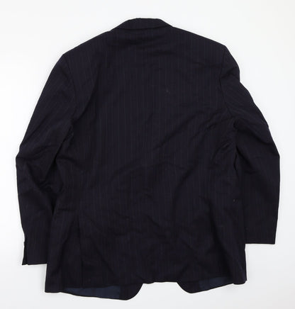 Mens UK Size 44 Marks and Spencer Regular Blue Suit Jacket
