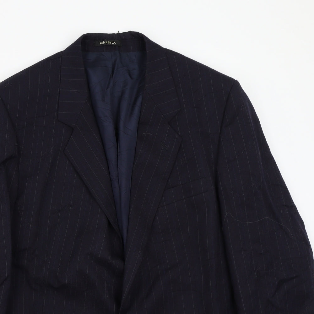 Mens UK Size 44 Marks and Spencer Regular Blue Suit Jacket