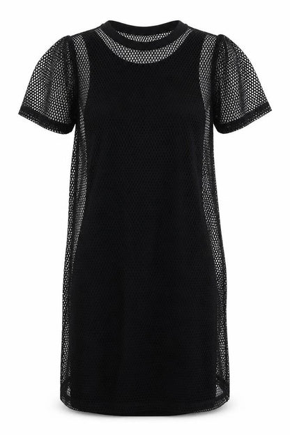 H&M Womens Black   T-Shirt Dress  Size 2