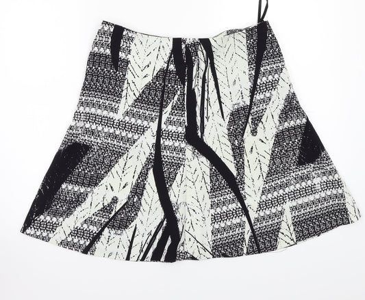 Papaya Womens White   A-Line Skirt Size 10