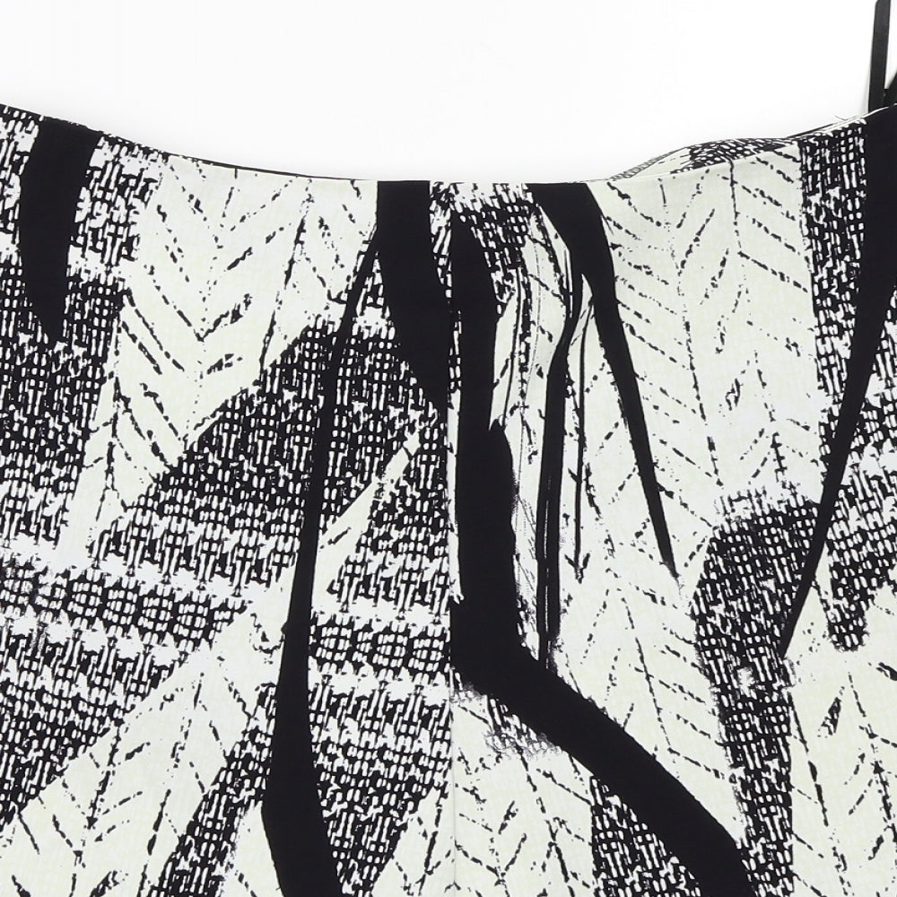 Papaya Womens White   A-Line Skirt Size 10