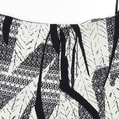 Papaya Womens White   A-Line Skirt Size 10