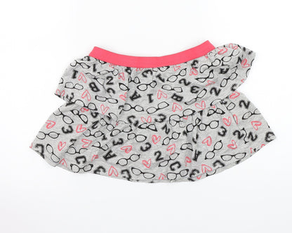 George Girls Grey   A-Line Skirt Size 4-5 Years