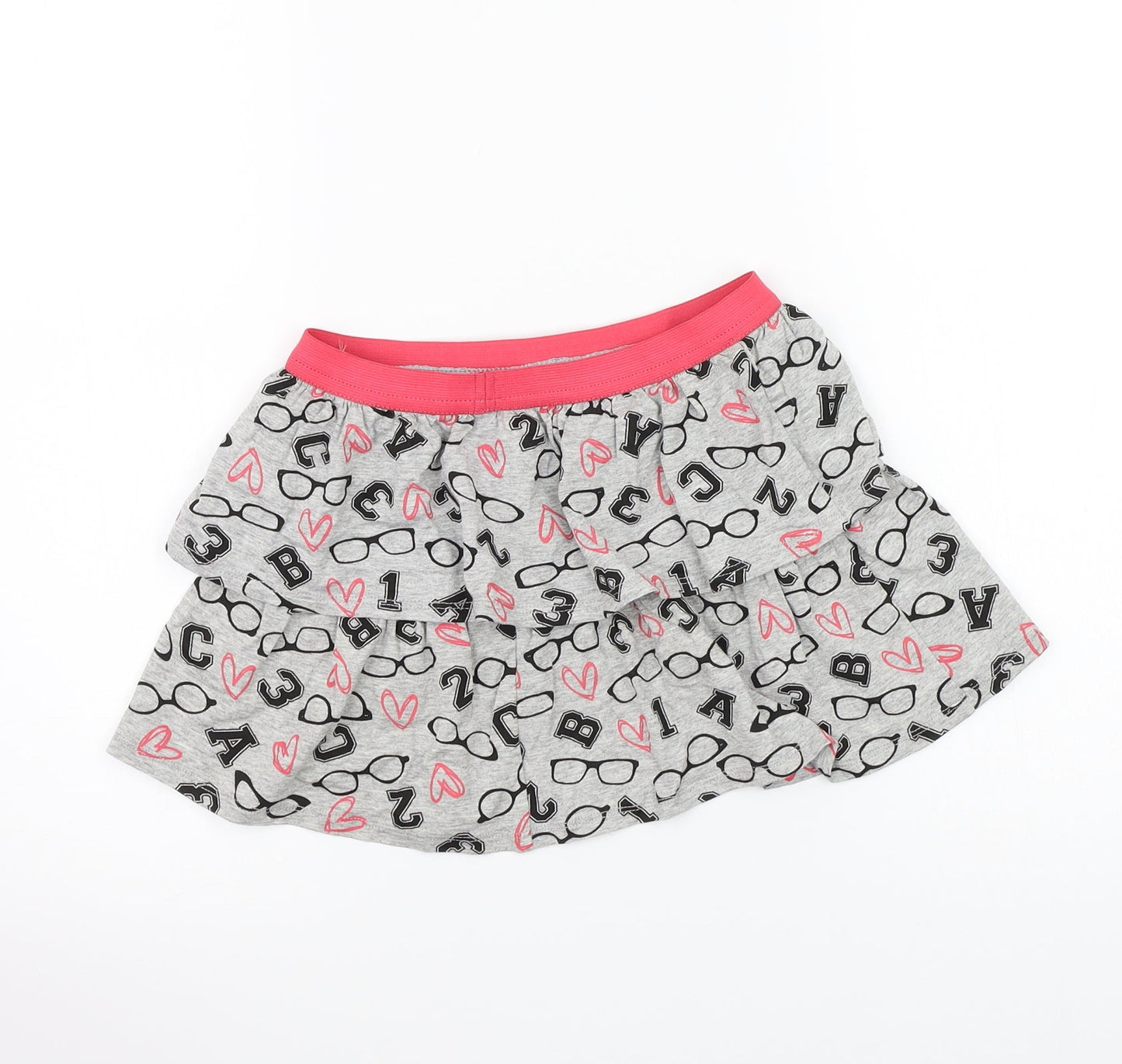 George Girls Grey   A-Line Skirt Size 4-5 Years