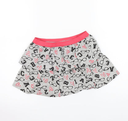 George Girls Grey   A-Line Skirt Size 4-5 Years
