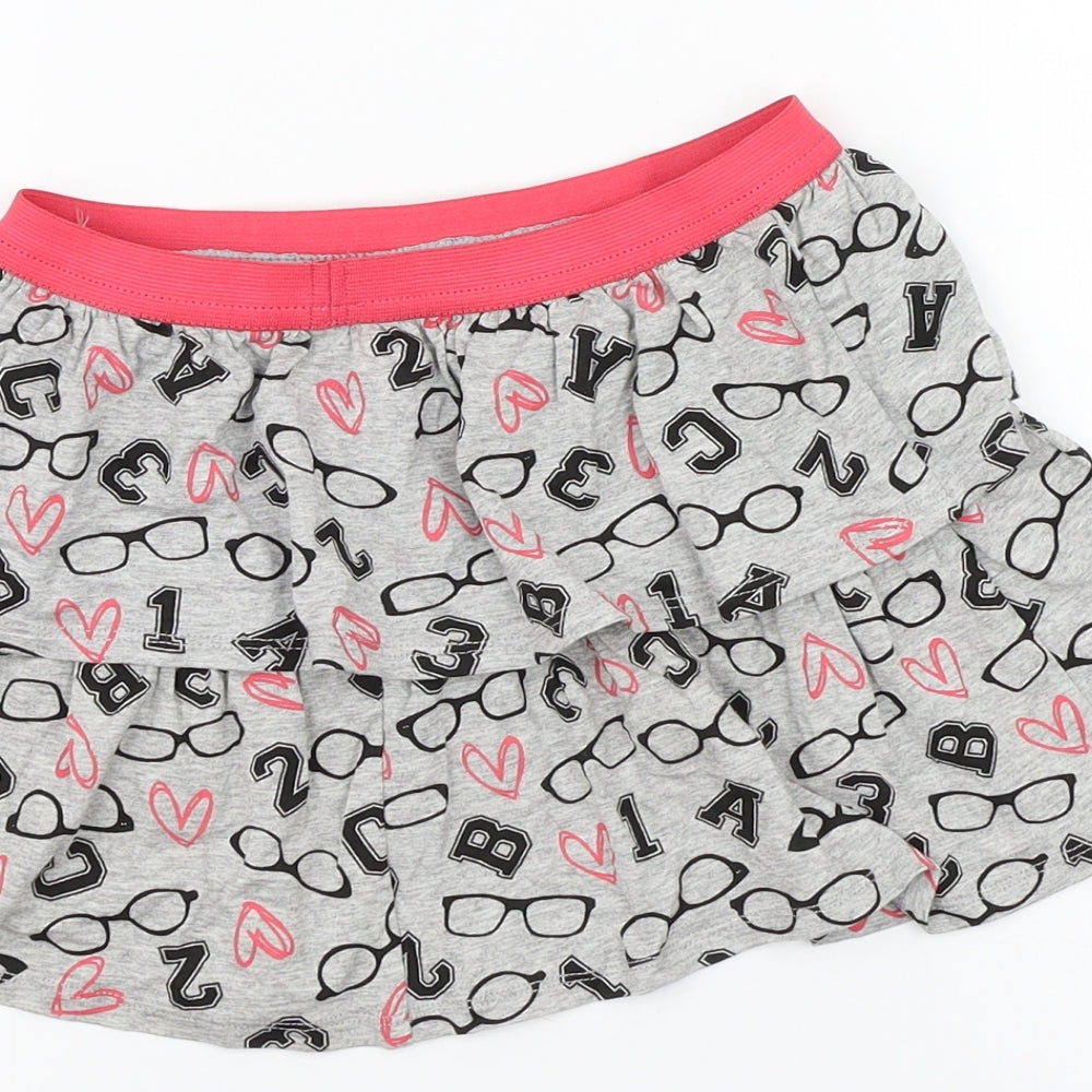George Girls Grey   A-Line Skirt Size 4-5 Years