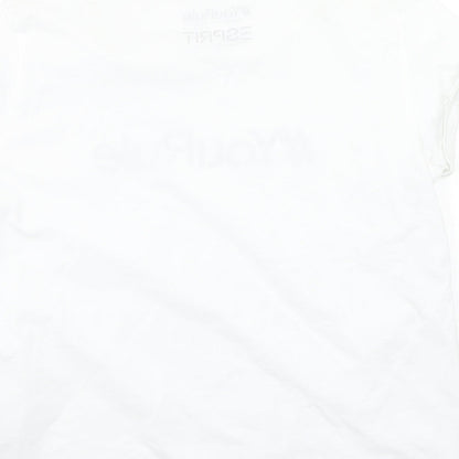 Espirit Womens White   Basic T-Shirt Size L