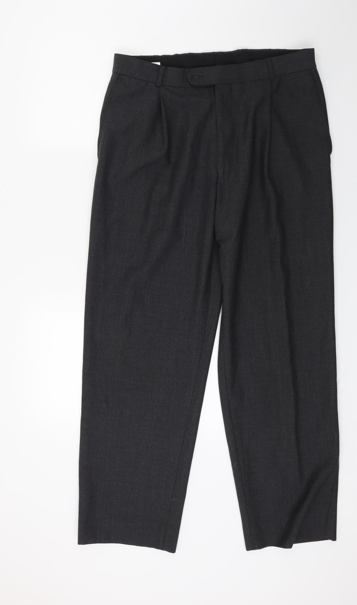 Mens UK Size 34 Coperstone Regular Fit  Grey Trousers