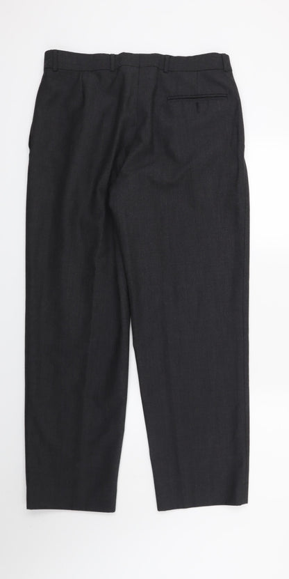 Mens UK Size 34 Coperstone Regular Fit  Grey Trousers