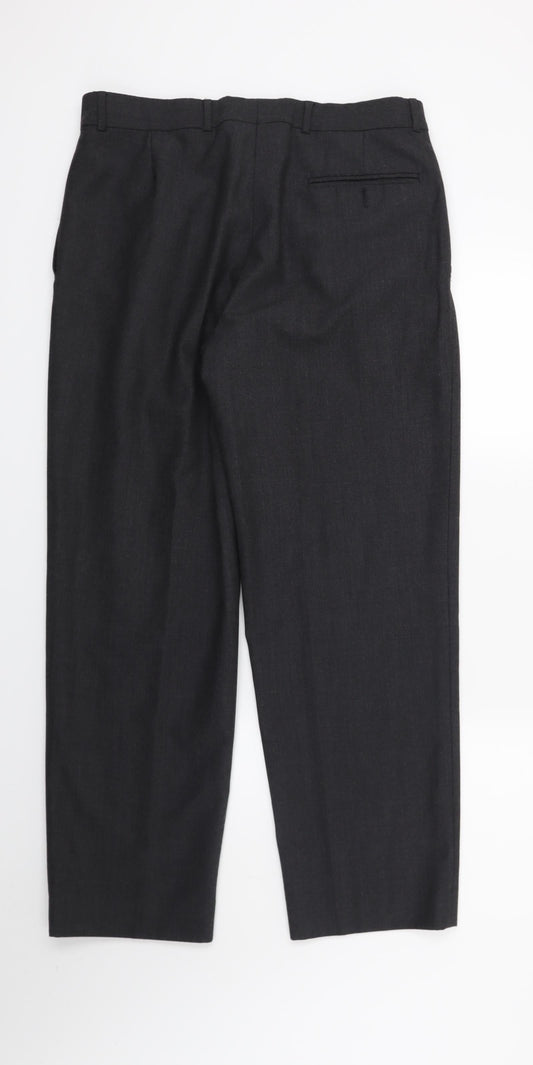 Mens UK Size 34 Coperstone Regular Fit  Grey Trousers