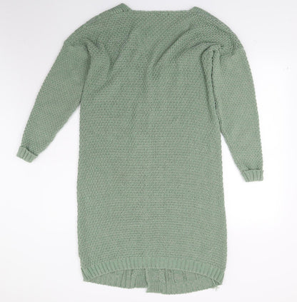 Preworn Womens Green   Cardigan Jumper Size S
