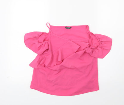 Primark Girls Pink   Basic Blouse Size 12 Years