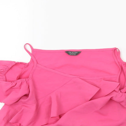 Primark Girls Pink   Basic Blouse Size 12 Years