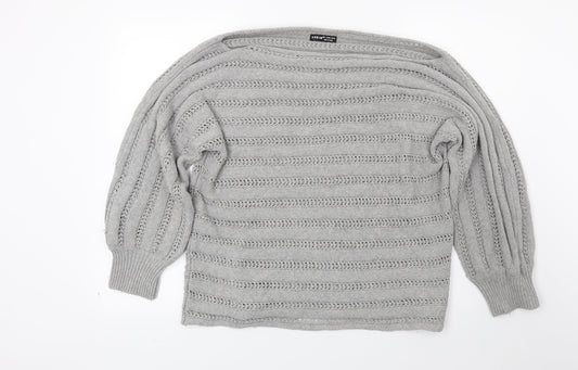 Shien Womens Grey   Pullover Jumper Size L