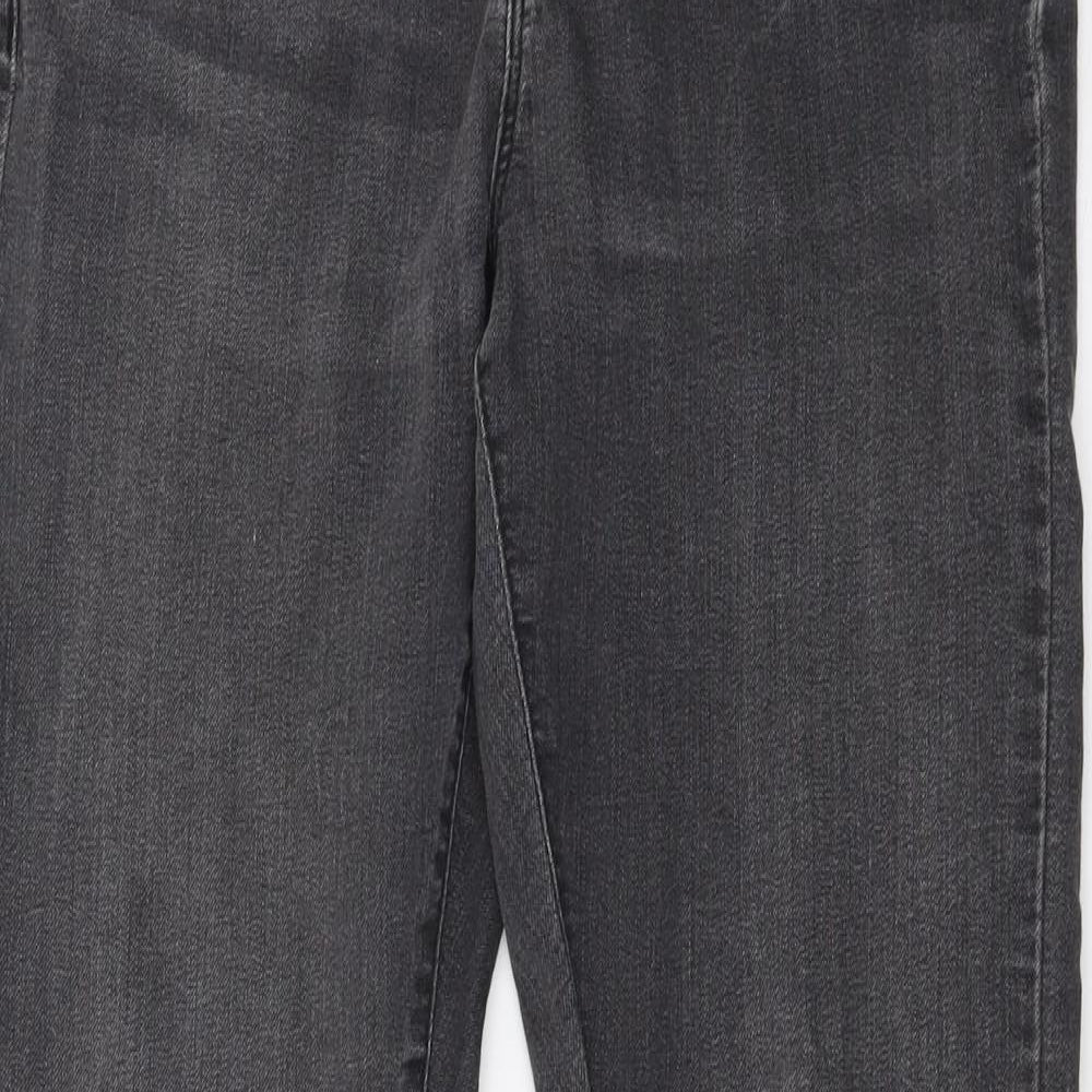 Dorothy Perkins Womens Black  Denim Skinny Jeans Size 8 L27 in