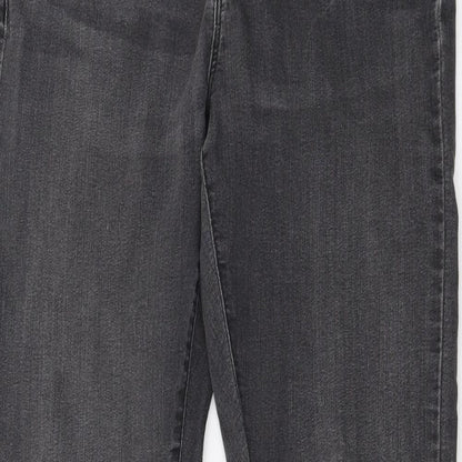 Dorothy Perkins Womens Black  Denim Skinny Jeans Size 8 L27 in