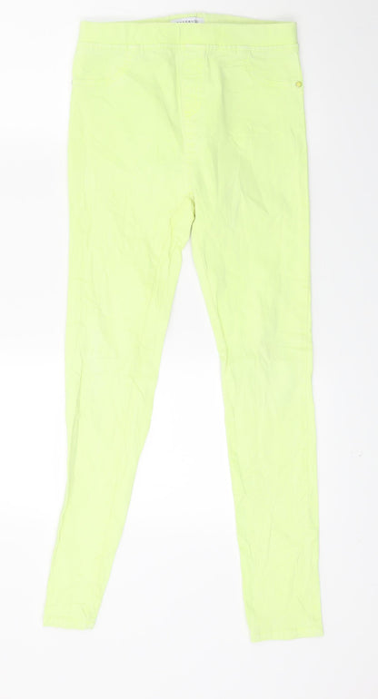 Primark Girls Green  Ramie Skinny Jeans Size 14 Years
