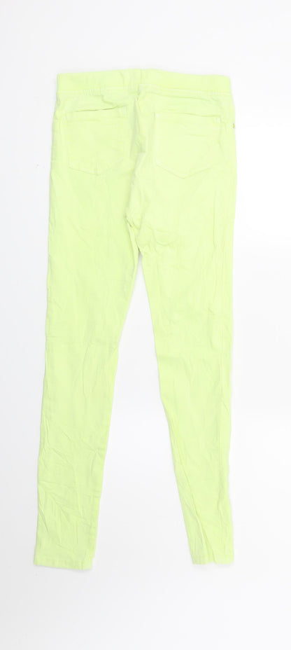 Primark Girls Green  Ramie Skinny Jeans Size 14 Years