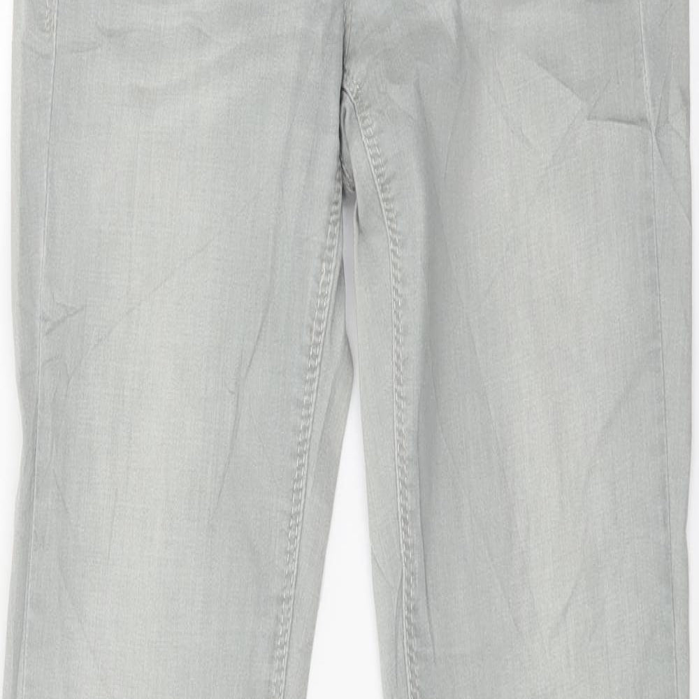 Beneton Womens Grey  Denim Skinny Jeans Size 29 in L27 in