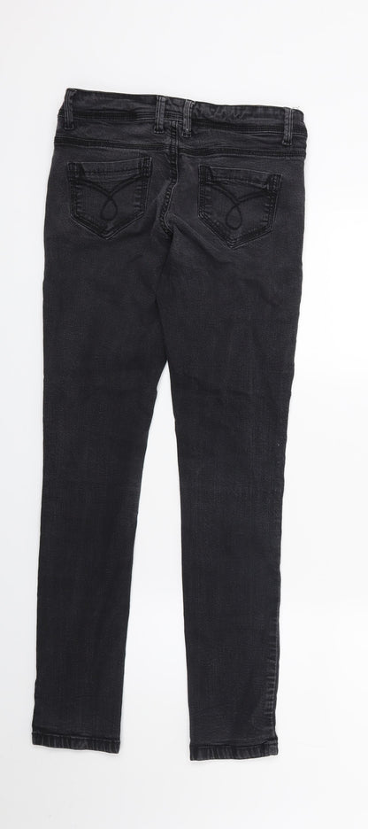 Primark Womens Black  Denim Skinny Jeans Size 28 in L27 in
