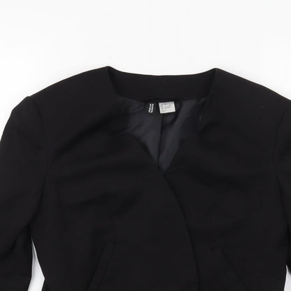 Divided Womens Black   Jacket Coat Size 10