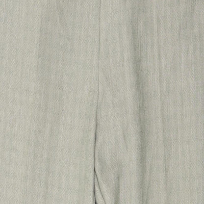 Womens UK Size 18 Marks and Spencer Regular Fit Capri Green Trousers