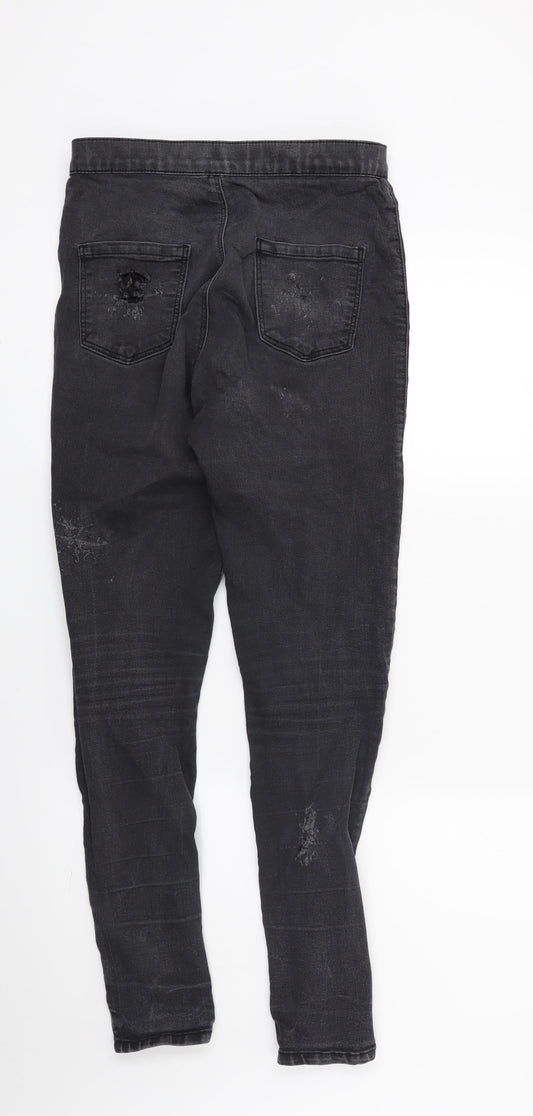 Womens UK Size 28 in Top shop Regular Fit Jegging Black Jeans