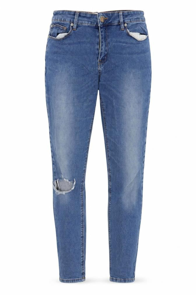 Womens UK Size 10 Mango Regular Fit Skinny Blue Jeans