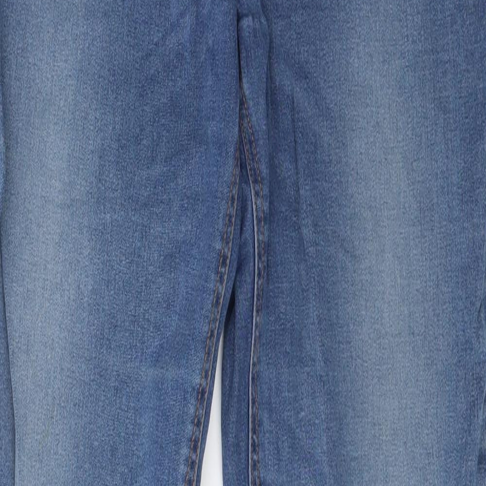 Mango Womens Blue  Denim Skinny Jeans Size 10 L26 in