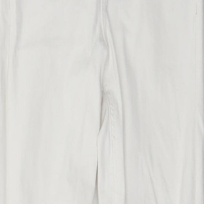 Topshop Womens White  Denim Skinny Jeans Size 25 in L23 in