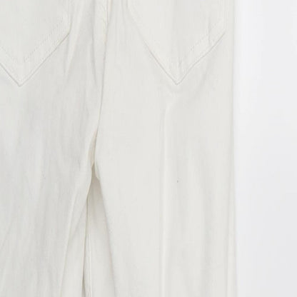 Topshop Womens White  Denim Skinny Jeans Size 25 in L23 in