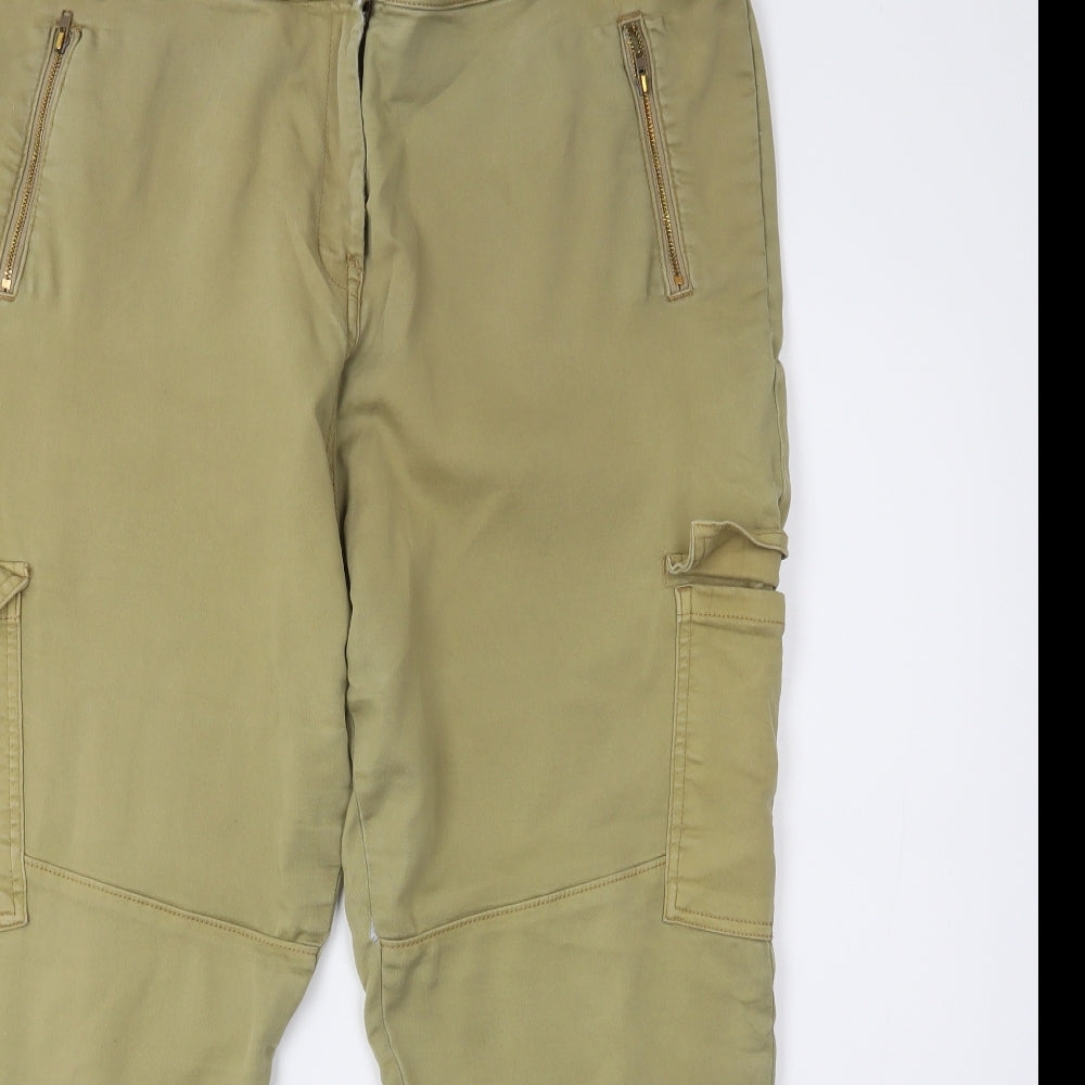 Marks and Spencer Mens Green   Cropped Jeans Size 20 L24 in