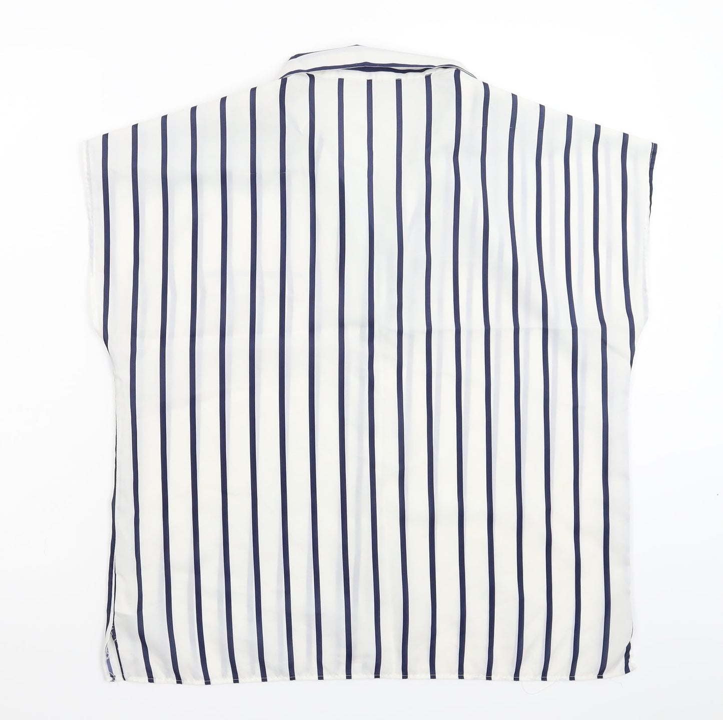 Womens UK Size 16 Littlewoods White Basic Button-Up