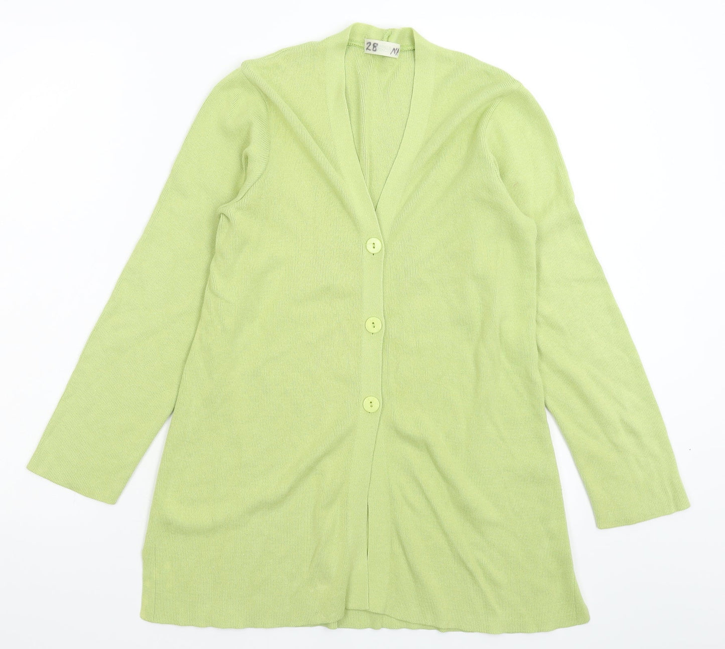 Marks and Spencer Womens Green  Knit Cardigan Jumper Size 8