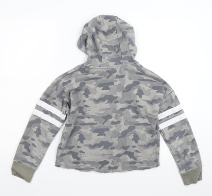 Primark Girls Multicoloured Camouflage  Pullover Hoodie Size 11-12 Years