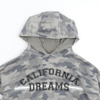 Primark Girls Multicoloured Camouflage  Pullover Hoodie Size 11-12 Years
